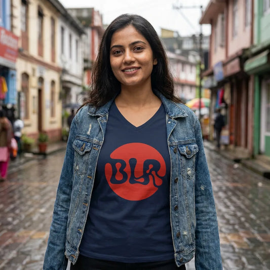 BLR tee in Navy — shillong north w20 01