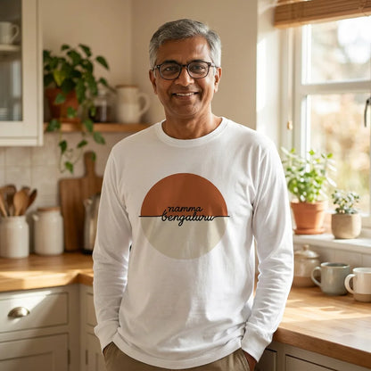 Namma Bengaluru tee in White — home kitchen indian uncle 01