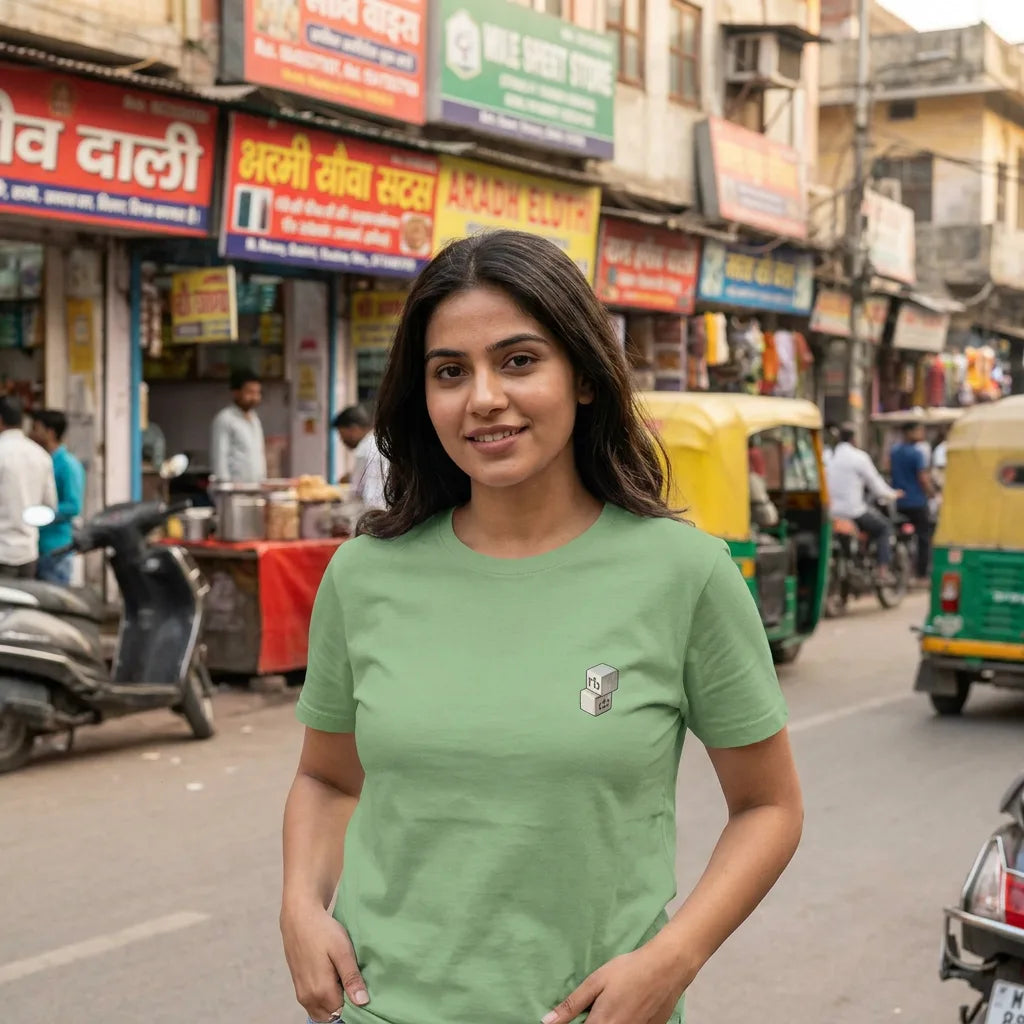 Guru tee in apple green — delhi north w20 01