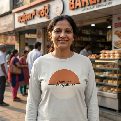 Namma Bengaluru tee in Ash — jayanagar north w40 01