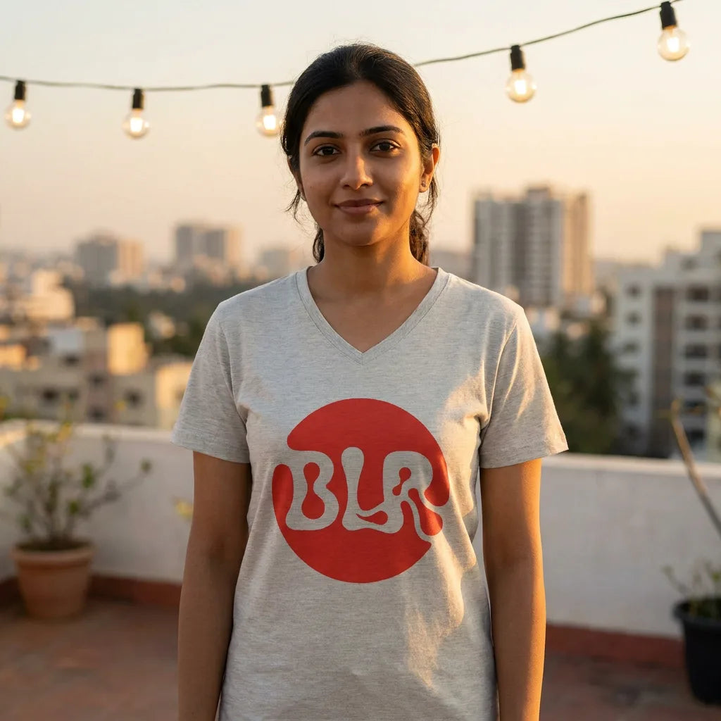 BLR tee in Ash — blr rooftop south w20 01