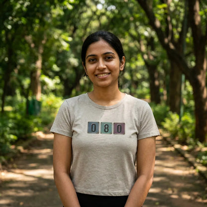 080 tee in Heather Dust — cubbon south w20 01