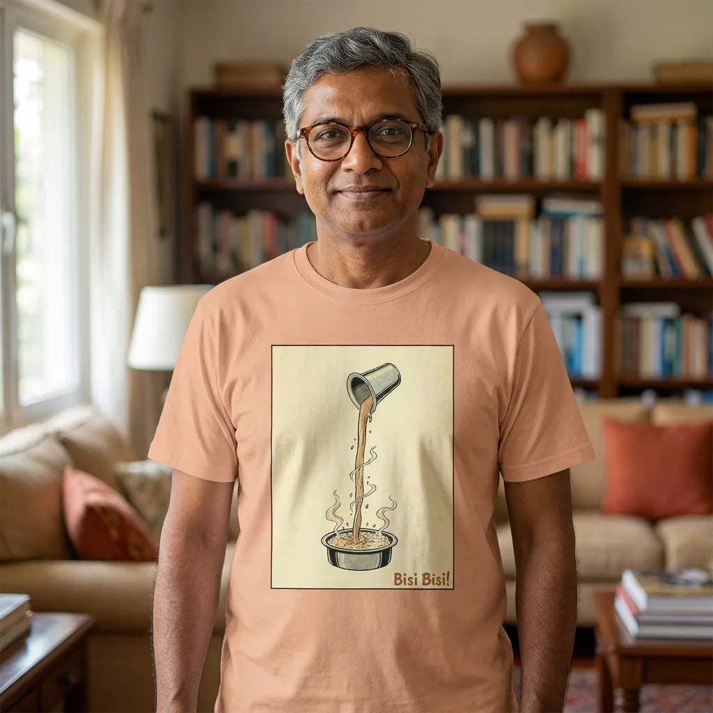 Bisi Bisi tee in peachy — uncle livingroom 50s 01