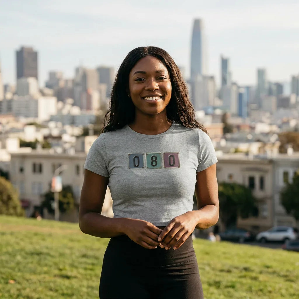 080 tee in Athletic Heather — sf dolores black w20 01