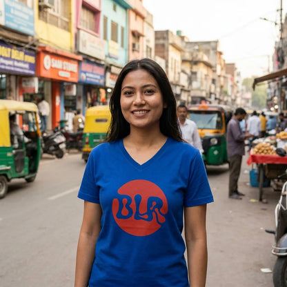BLR tee in True Royal — delhi ne w20 01