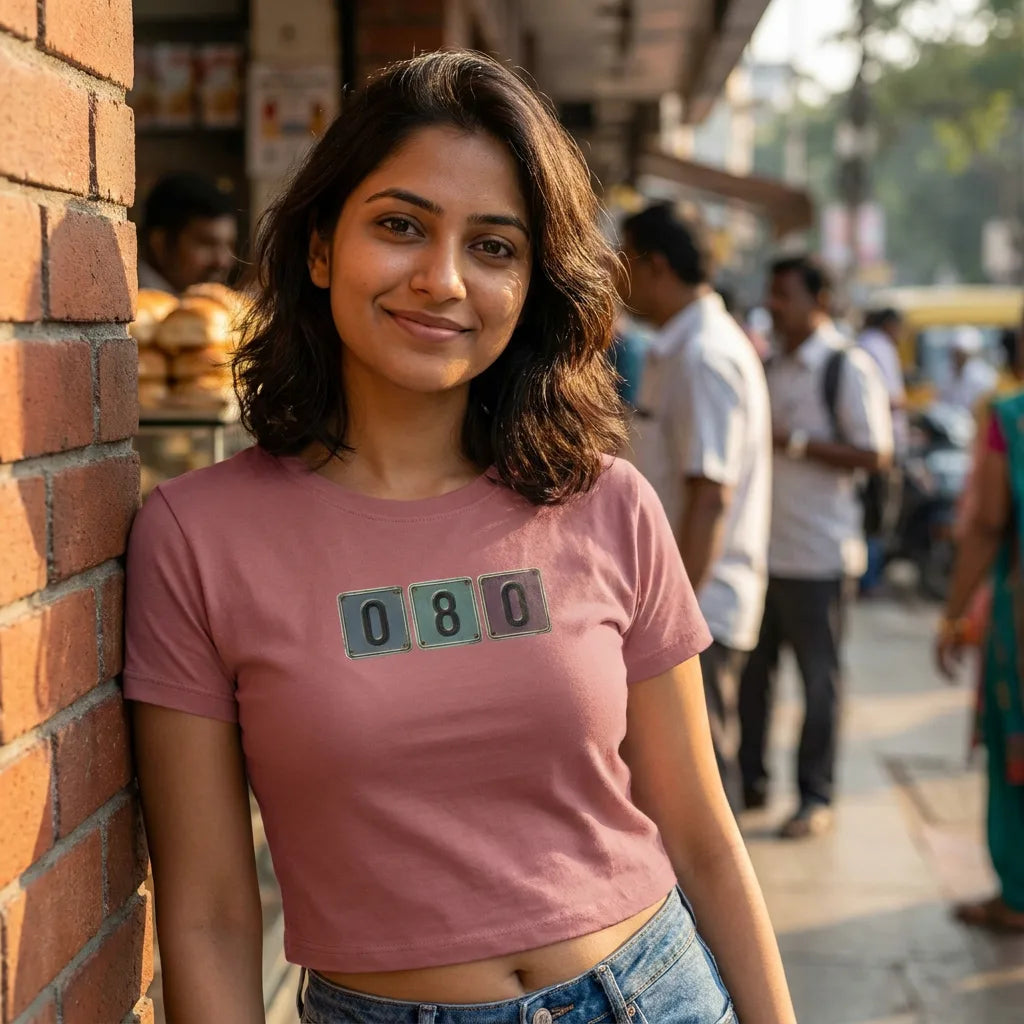 080 tee in Mauve — jayanagar north w20 01