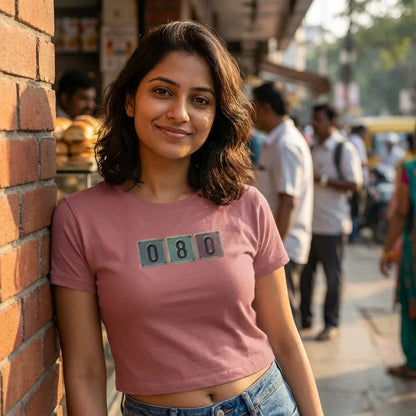 080 tee in Mauve — jayanagar north w20 01