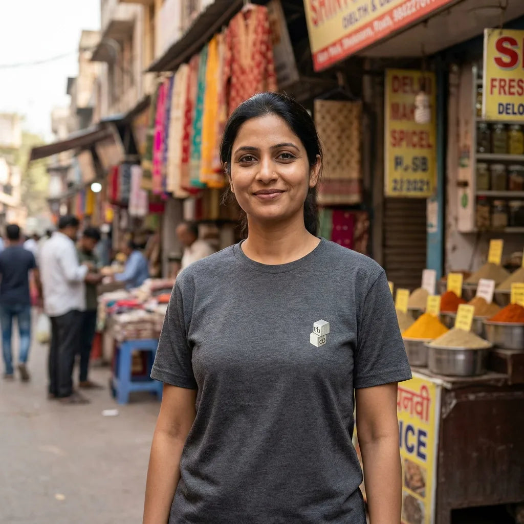 Guru tee in dark hthr gray — delhi north w30 01