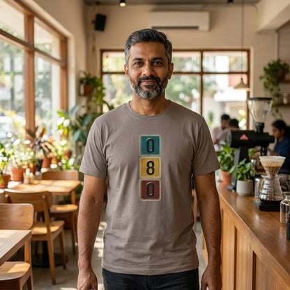 080 tee in Pebble Brown — blr cafe north m40 01