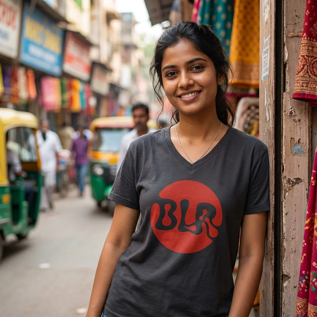 BLR tee in Dark Gray — delhi south w20 01