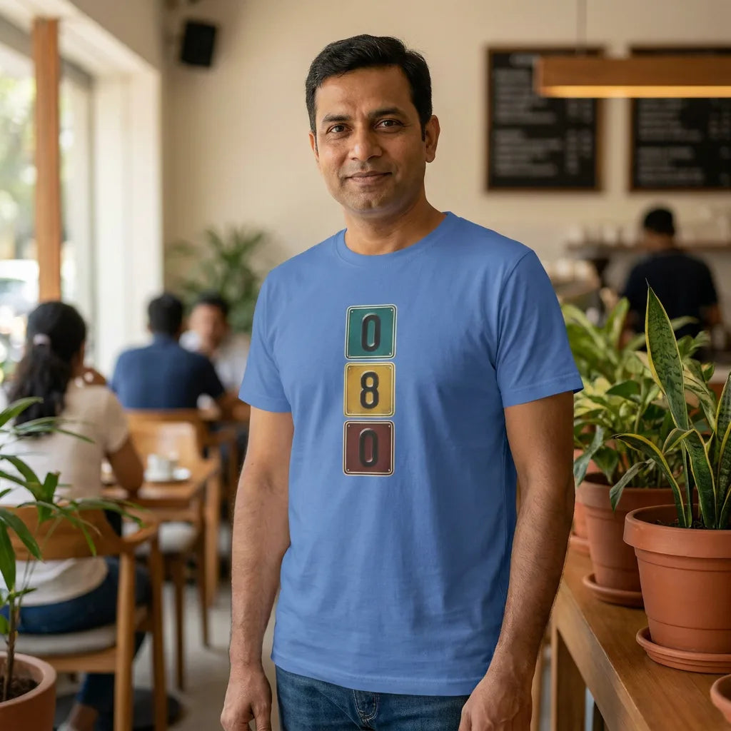 080 tee in Columbia Blue — blr cafe north m40 01