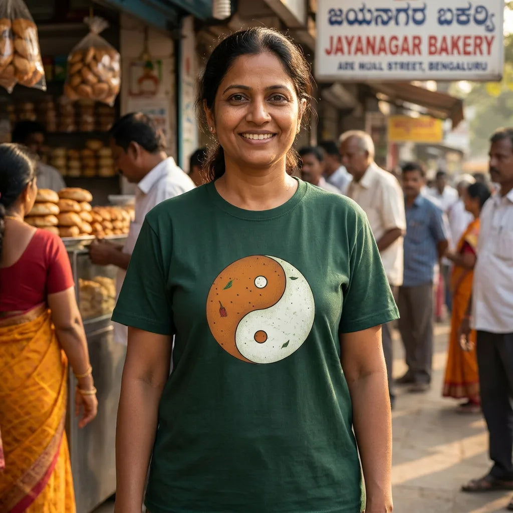 Sambar + Chutney tee in Forest — jayanagar south w40 01