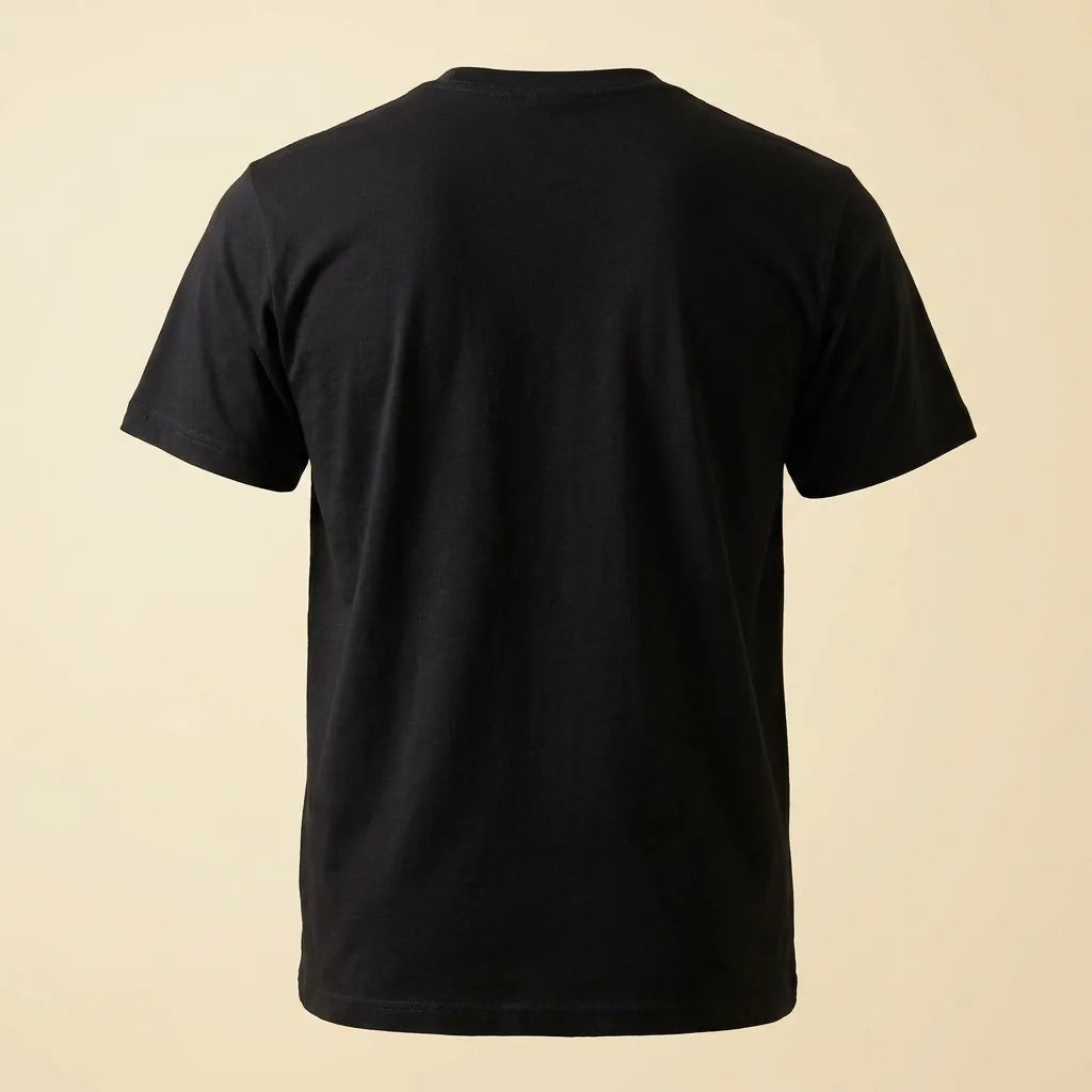 GURU tee, plain back view