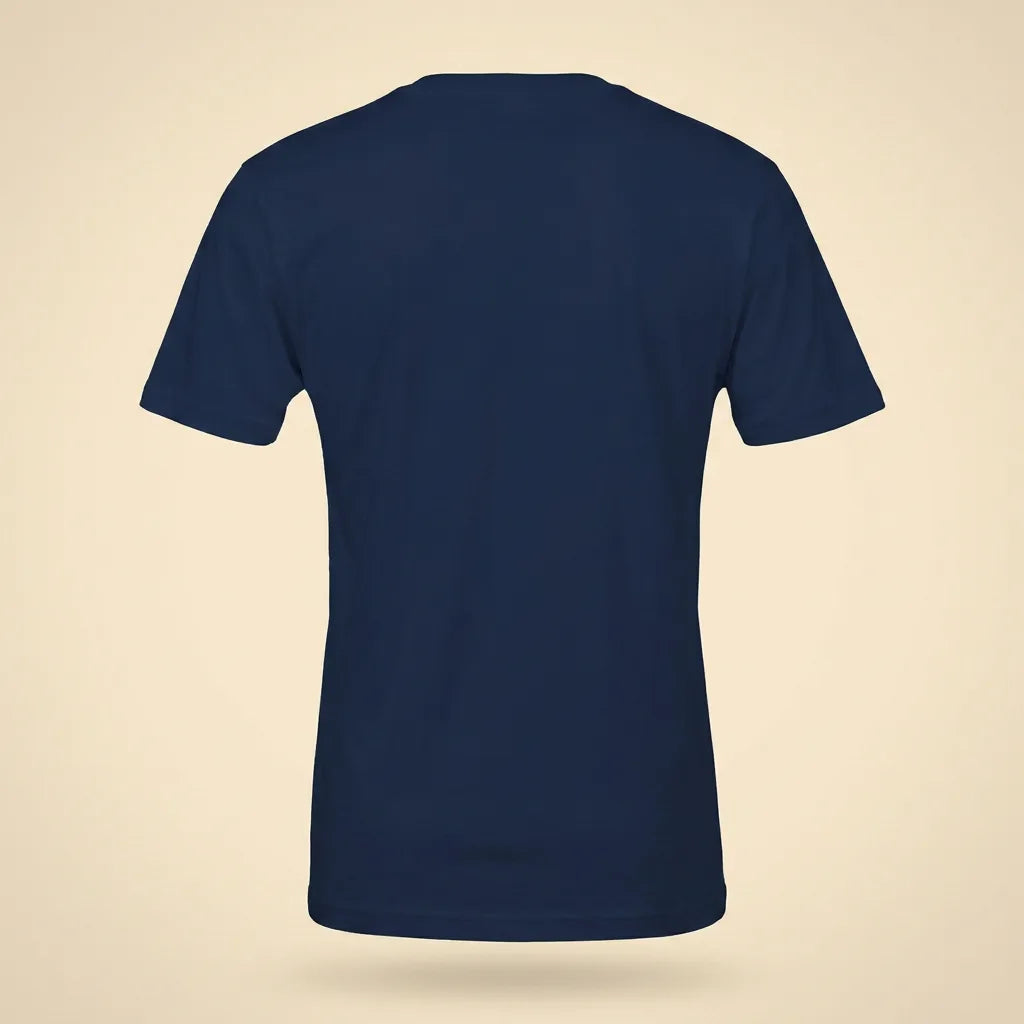 BLR tee, plain back view