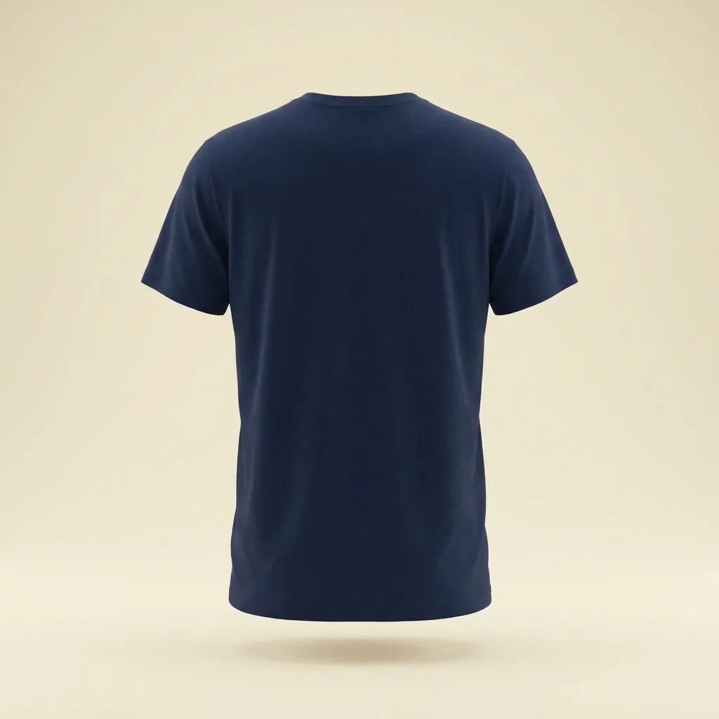 BLR tee, plain back view