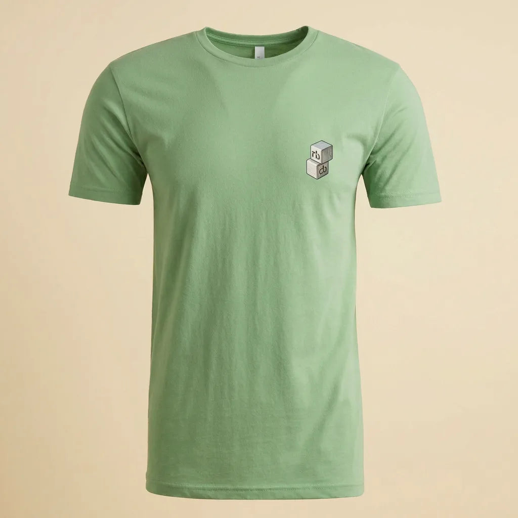 Guru apple green tee, plain product shot