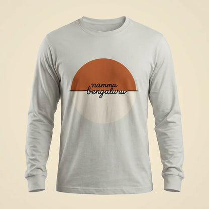 Bengaluru Sundown Ash tee, plain product shot