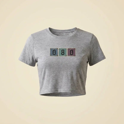 080 Athletic Heather tee, plain product shot