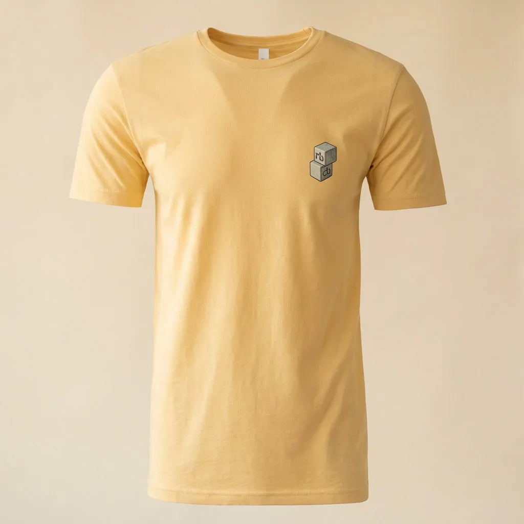 Guru Banana Cream tee, plain product shot