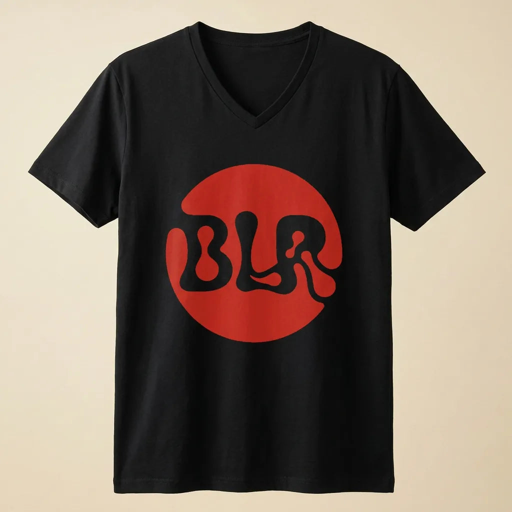 BLR Black tee, plain product shot