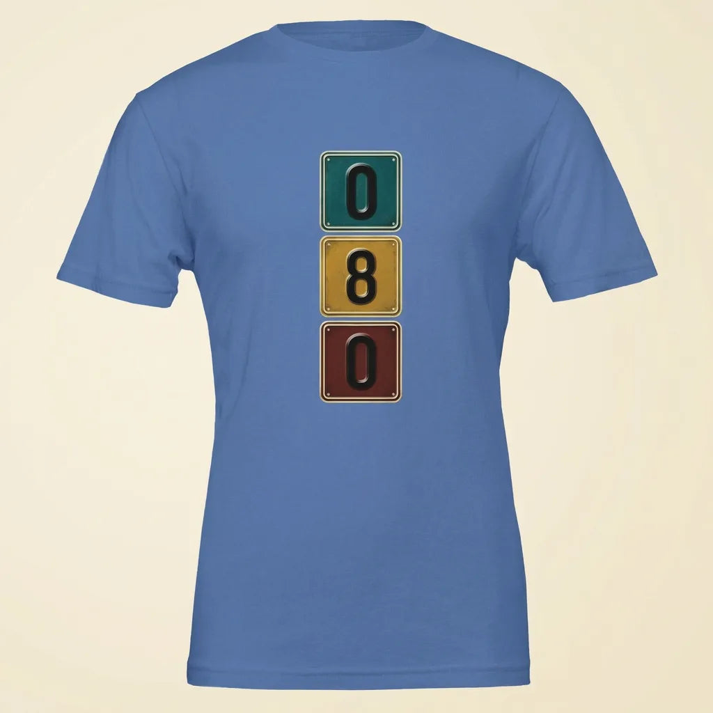 080 Columbia Blue tee, plain product shot