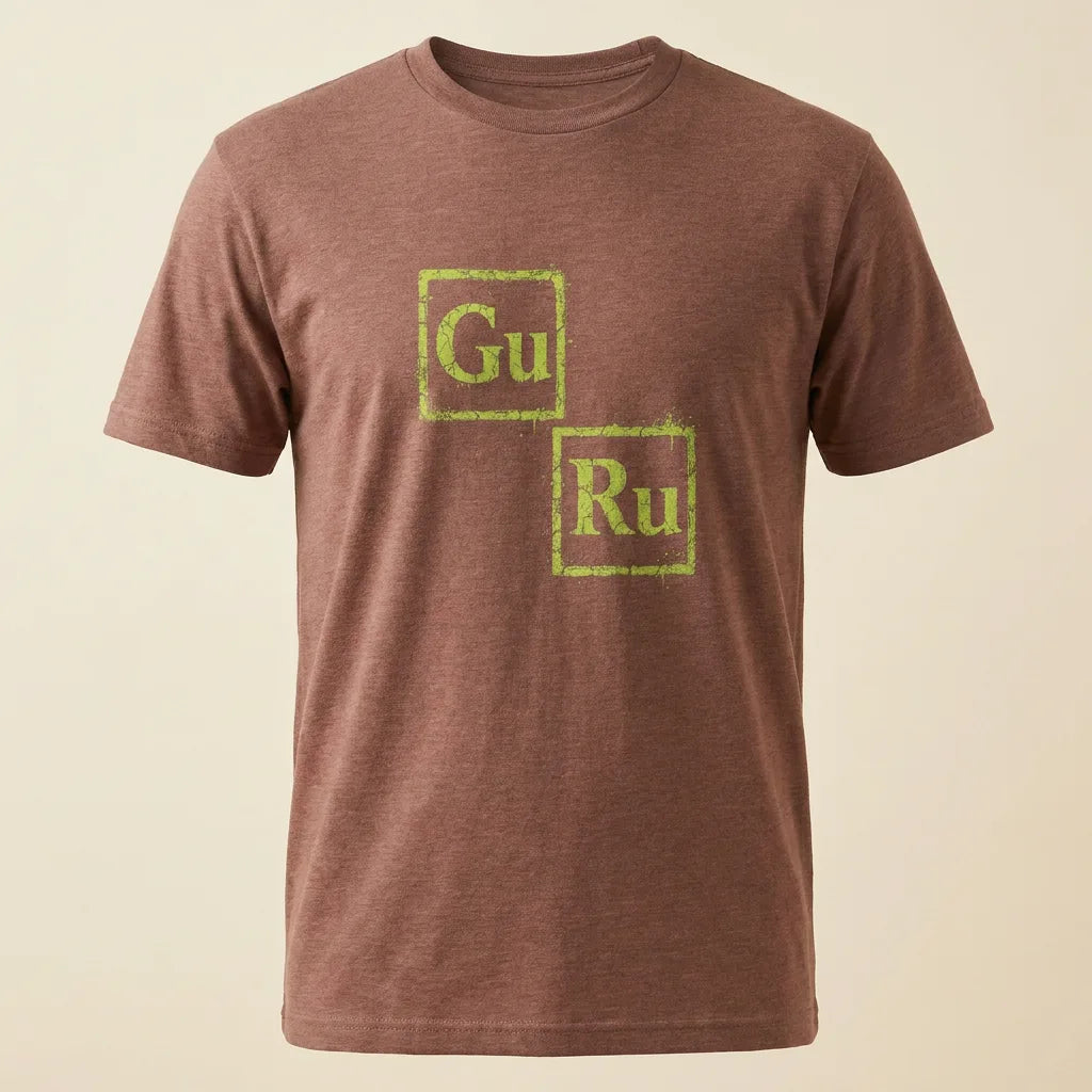 GURU Heather Clay tee, plain product shot