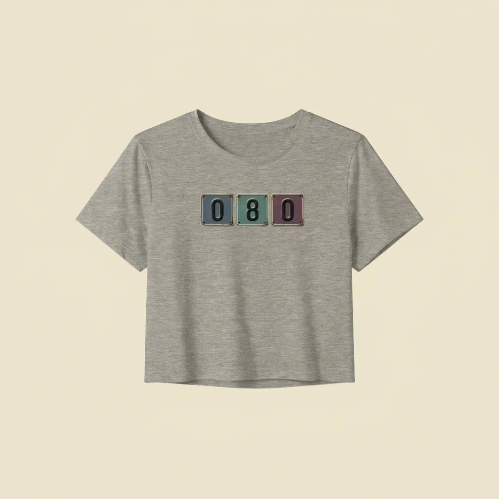 080 Heather Dust tee, plain product shot