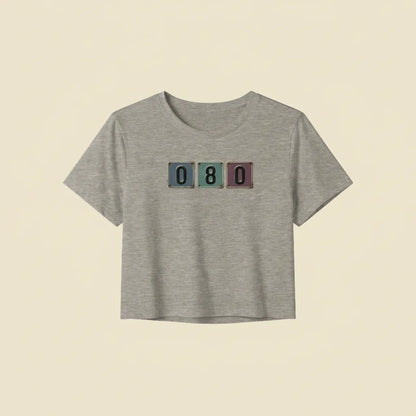 080 Heather Dust tee, plain product shot