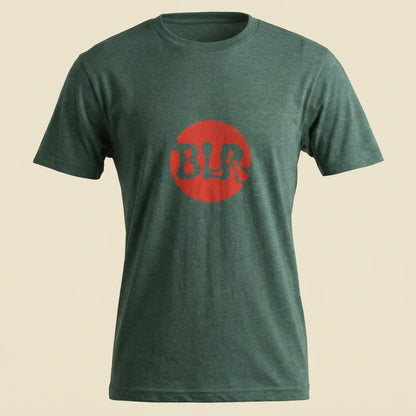 BLR Heather Forest tee, plain product shot