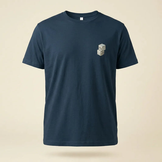 Guru Indigo tee, plain product shot