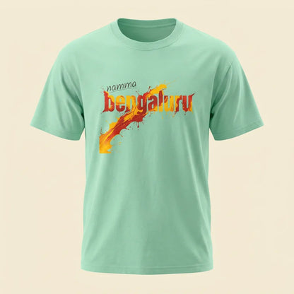 Namma Bengaluru island reef tee, plain product shot