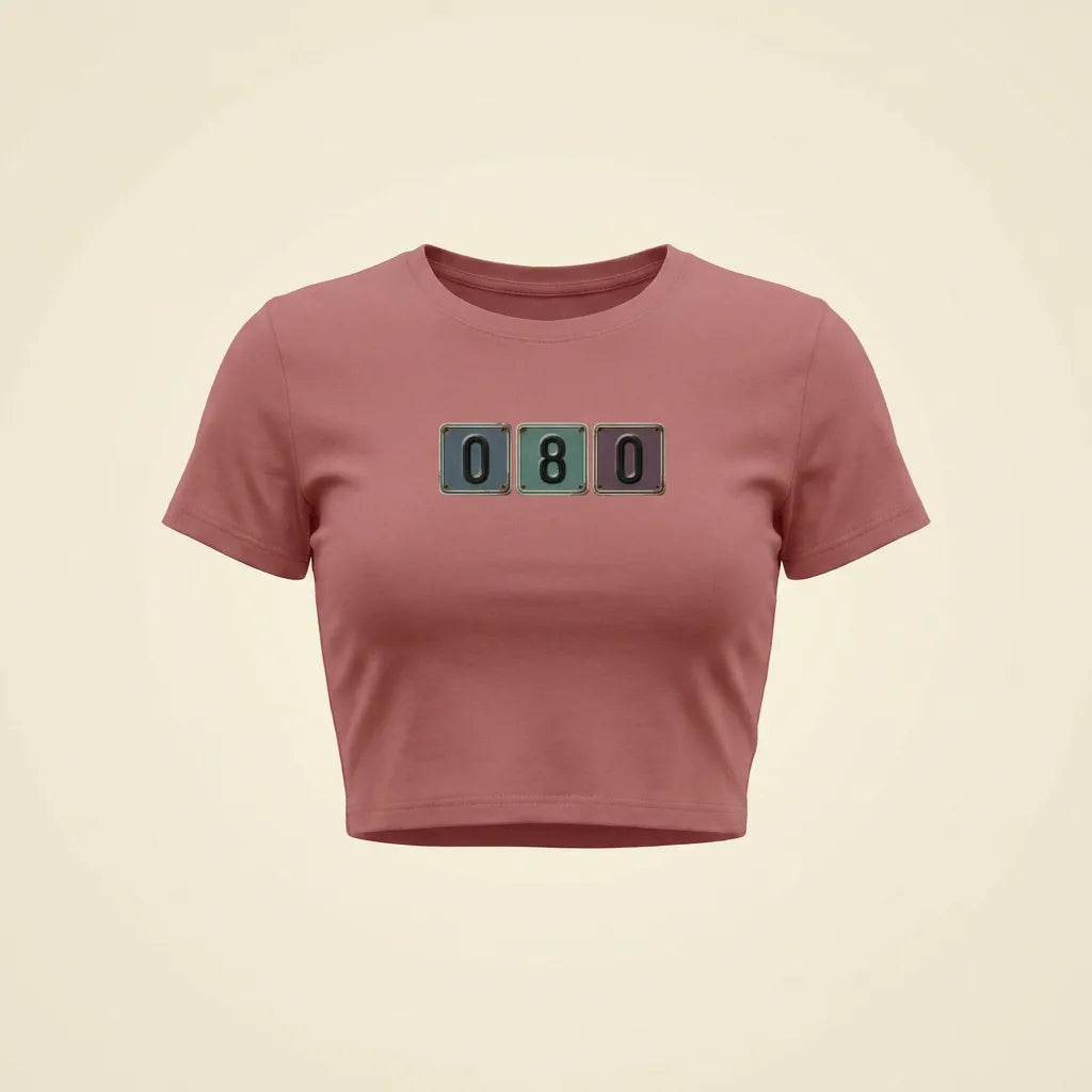 080 Mauve tee, plain product shot