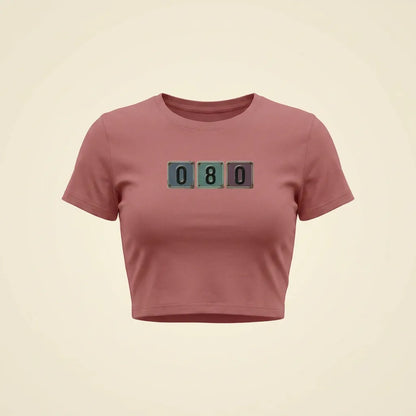 080 Mauve tee, plain product shot