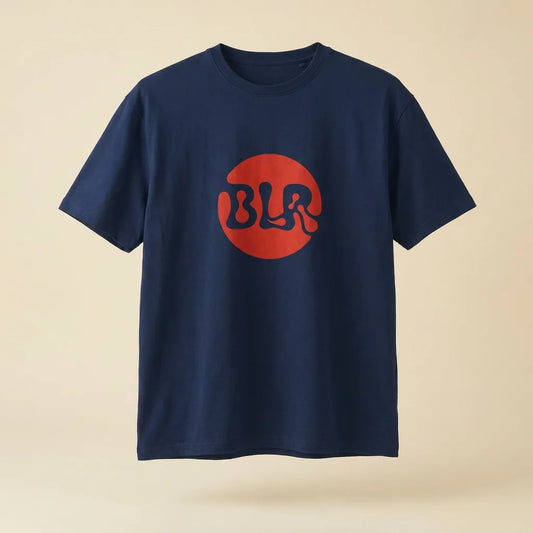 BLR Navy tee, plain product shot